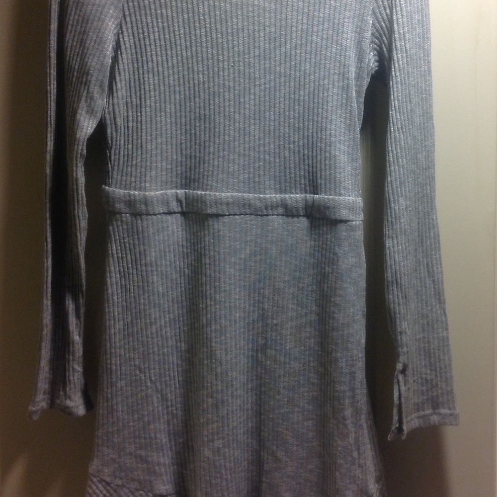 Doe & Rae silver dress, with strap detail on back